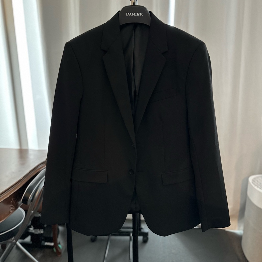 ZARA Men’s Slim Fit Suit Jacket Black - REF. 1564/210 Size 40 USA (M)
